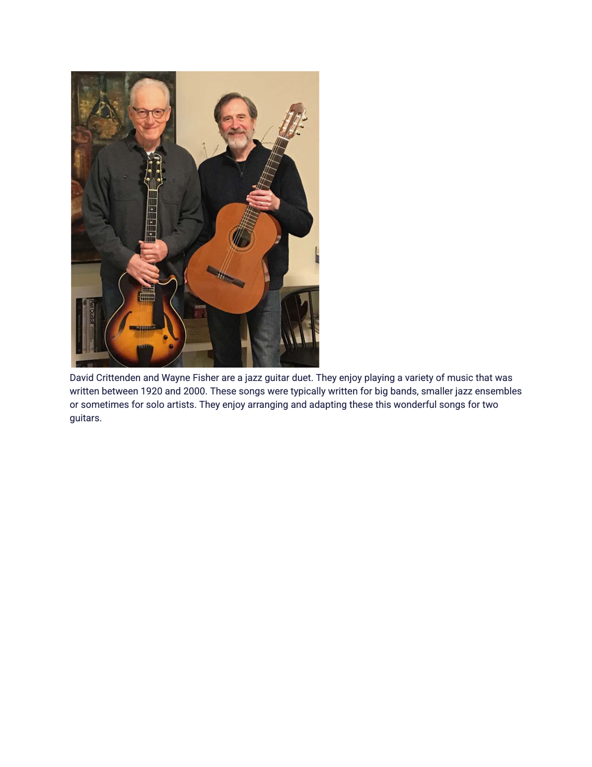 David Crittenden and Wayne Fisher