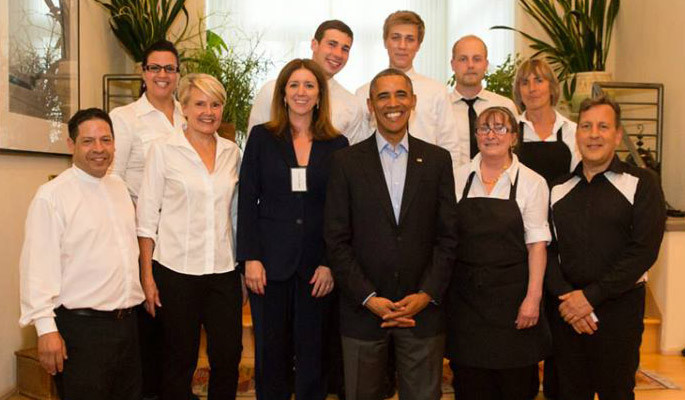 Serving President Barack Obama
