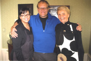 Sandra, Alton Brown and Soile